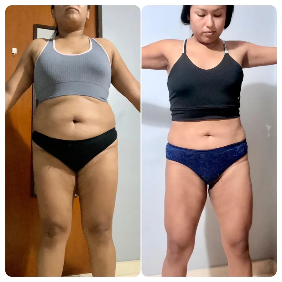 Antes y después real