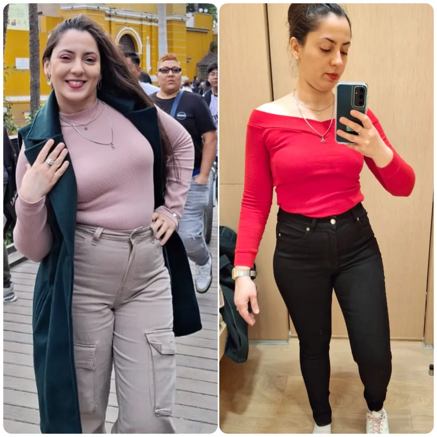 Antes y después real
